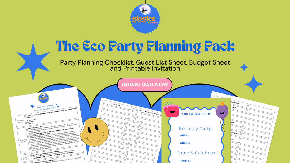 Free Eco Party Planning Pack – So You Don’t Forget the Cake (Again)  🌱🎉