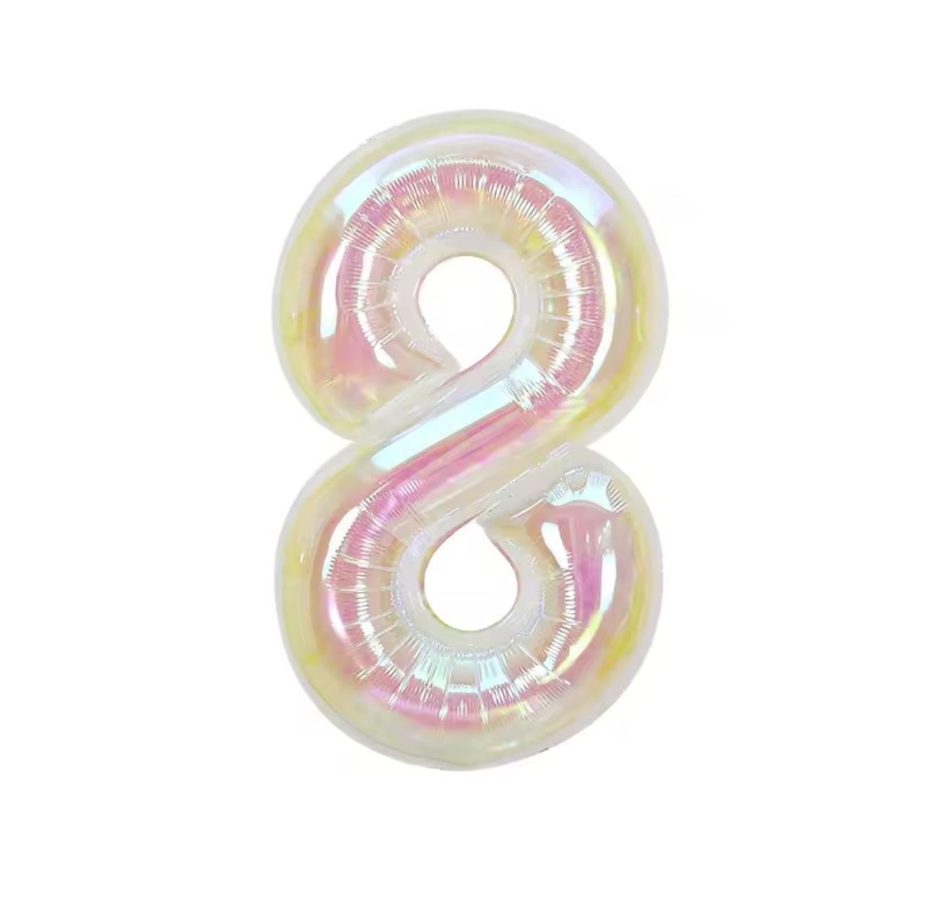 Extra Large Iridescent Foil Number Balloons 40inch (101.6cm)