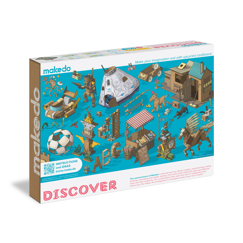 Makedo Australia - DISCOVER | Makedo Cardboard Construction Toolkit 1-5 Makers