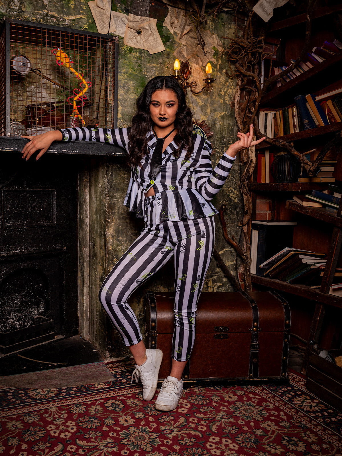 Beetlejuice Deluxe Womens Costume, Adult