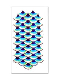 Mermaid Scales Large Tattoo Kit