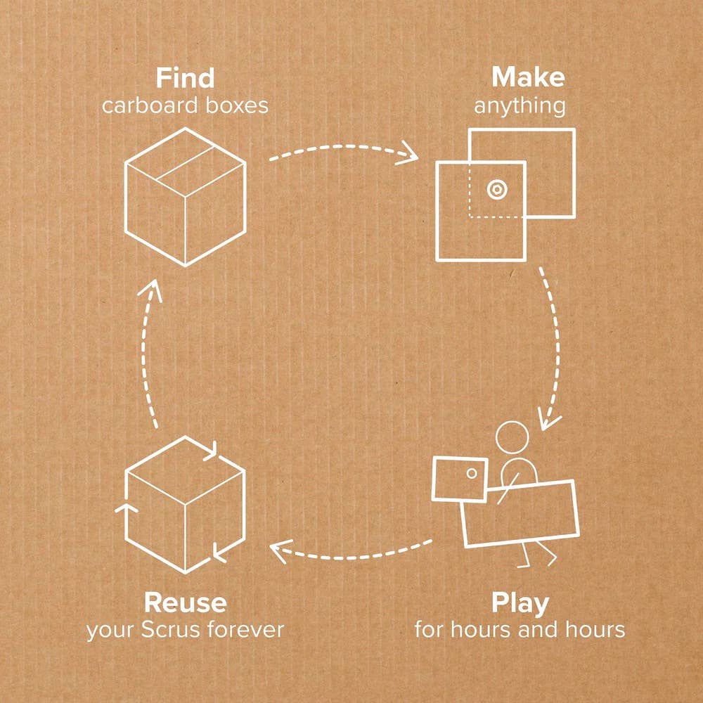 Makedo Australia - Explore Kit | Makedo Cardboard Construction for 1-2 Makers