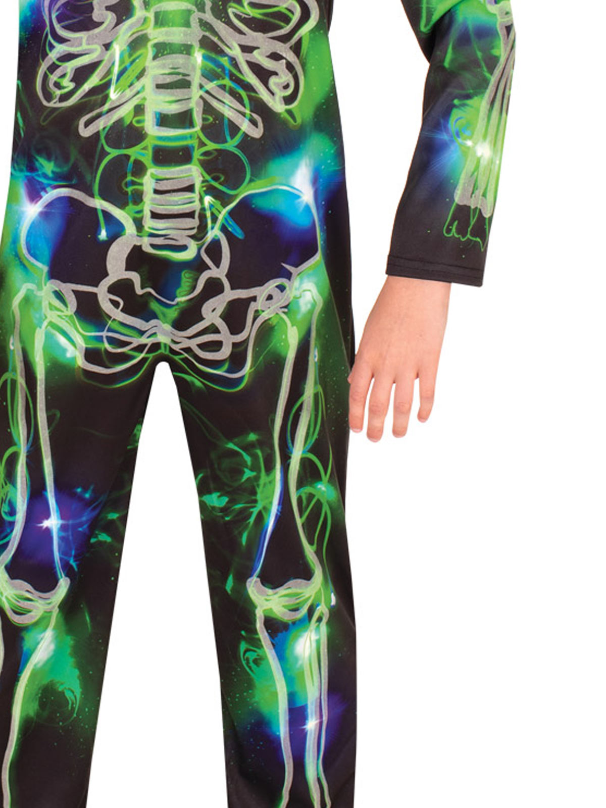 Spooky Glow In The Dark Skeleton Costume, Child
