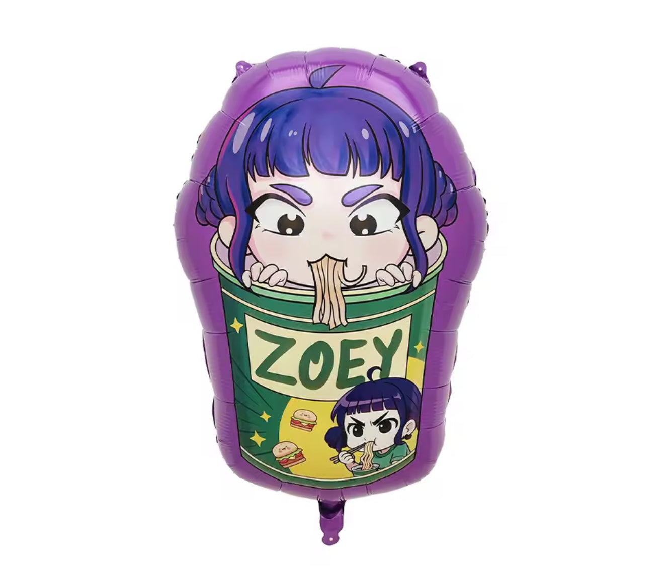 Zoey Noodle K-Pop Demon Hunters Foil Balloon