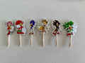 Sonic The Hedgehog Cupcake Toppers 28 pieces