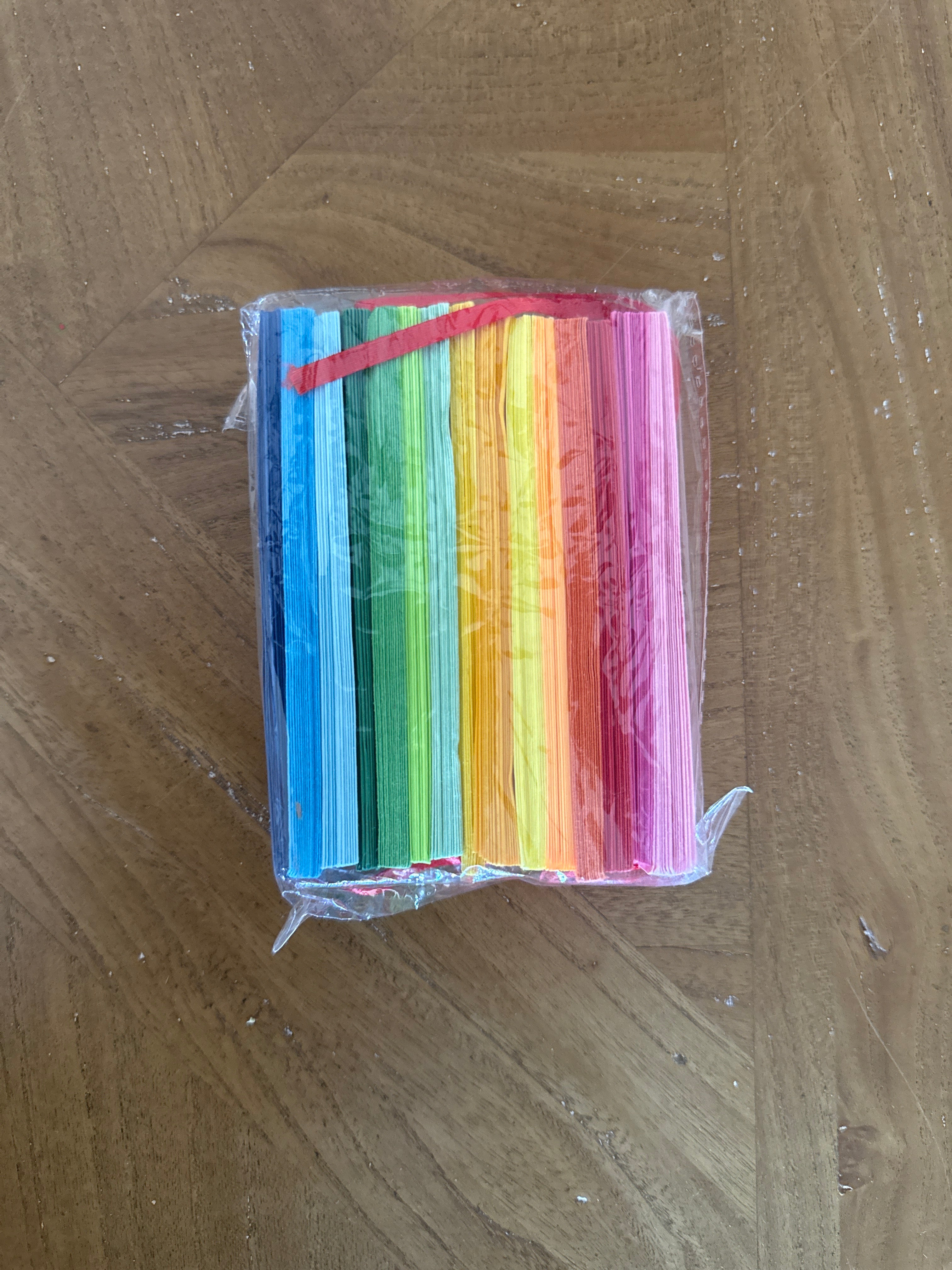 Rainbow Paper Fan Garland 1.6m