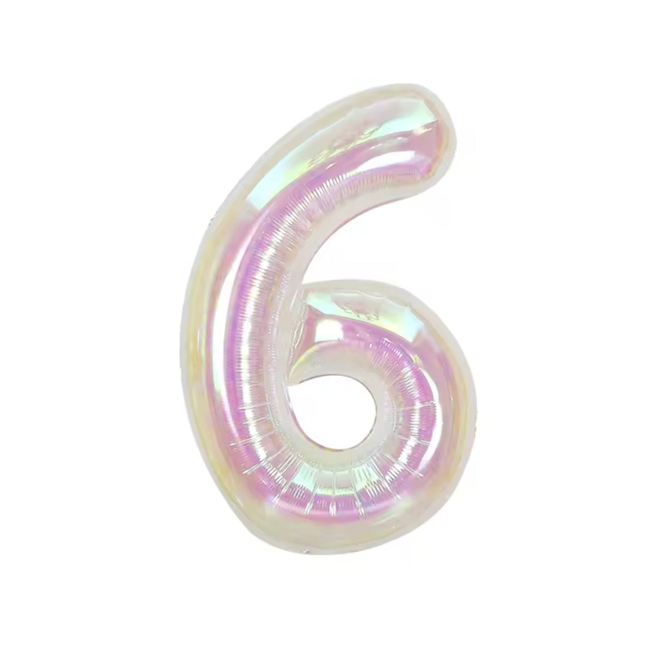 Extra Large Iridescent Foil Number Balloons 40inch (101.6cm)