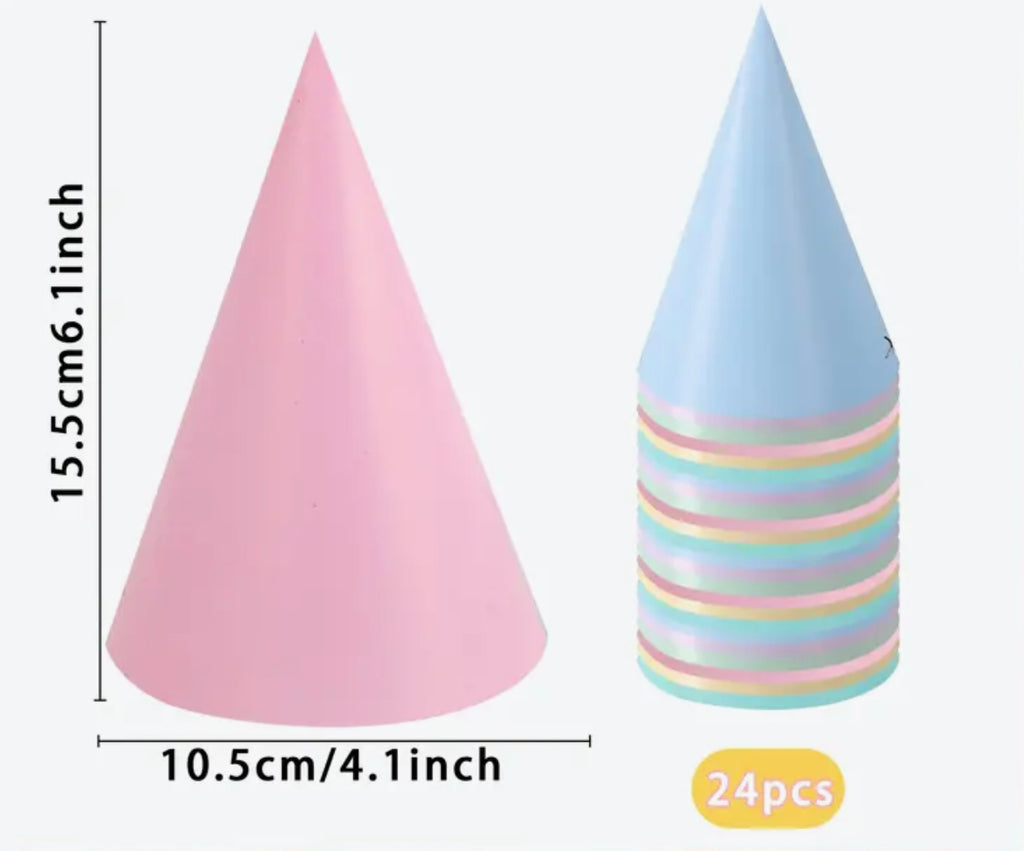 Pastel Party Hats