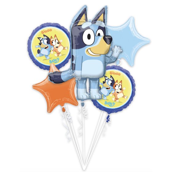 Bluey Foil Balloon Bouquet