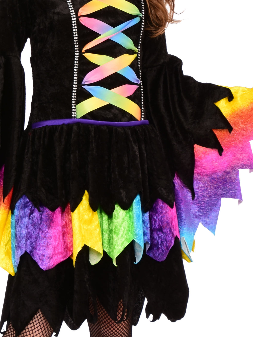 Rainbow Witch Costume, Child