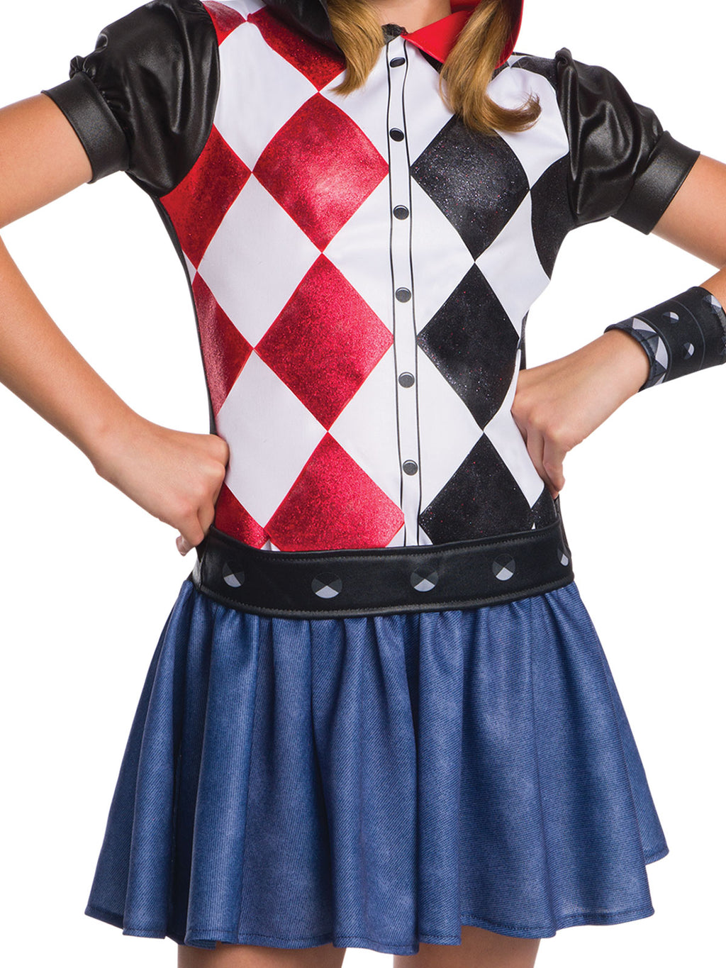 Harley Quinn Dcshg Hoodie Costume, Child