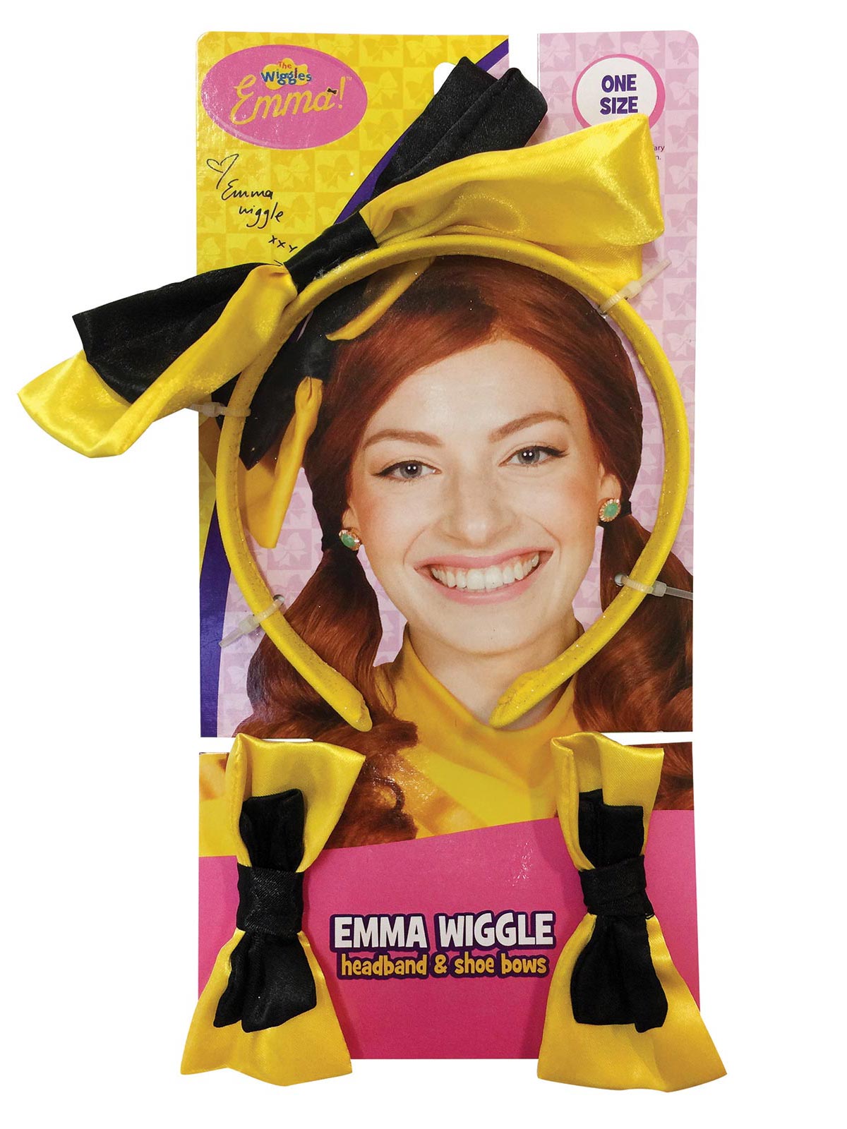 The Wiggles Yellow Headband & Shoe Bows - Child