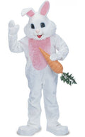 Rabbit Premium Mascot Costume White - Adult