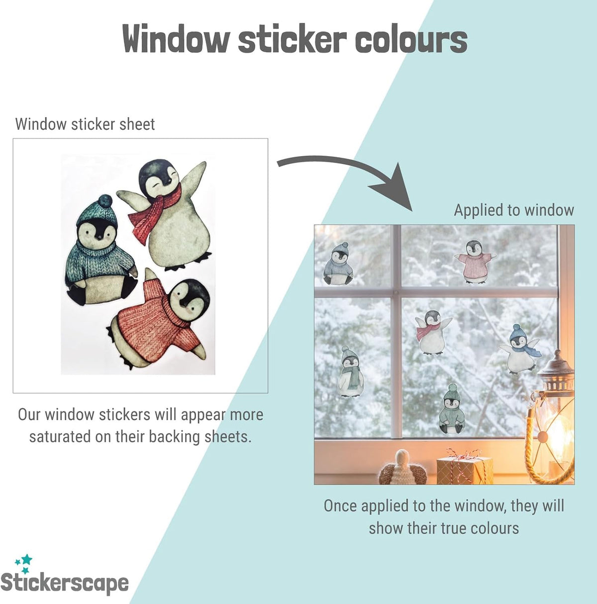 Licensed Stickerscape The Gruffalo Window Stickers – A5, 20pc