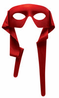 Hero Mask With Rear Tie - Red - Adult