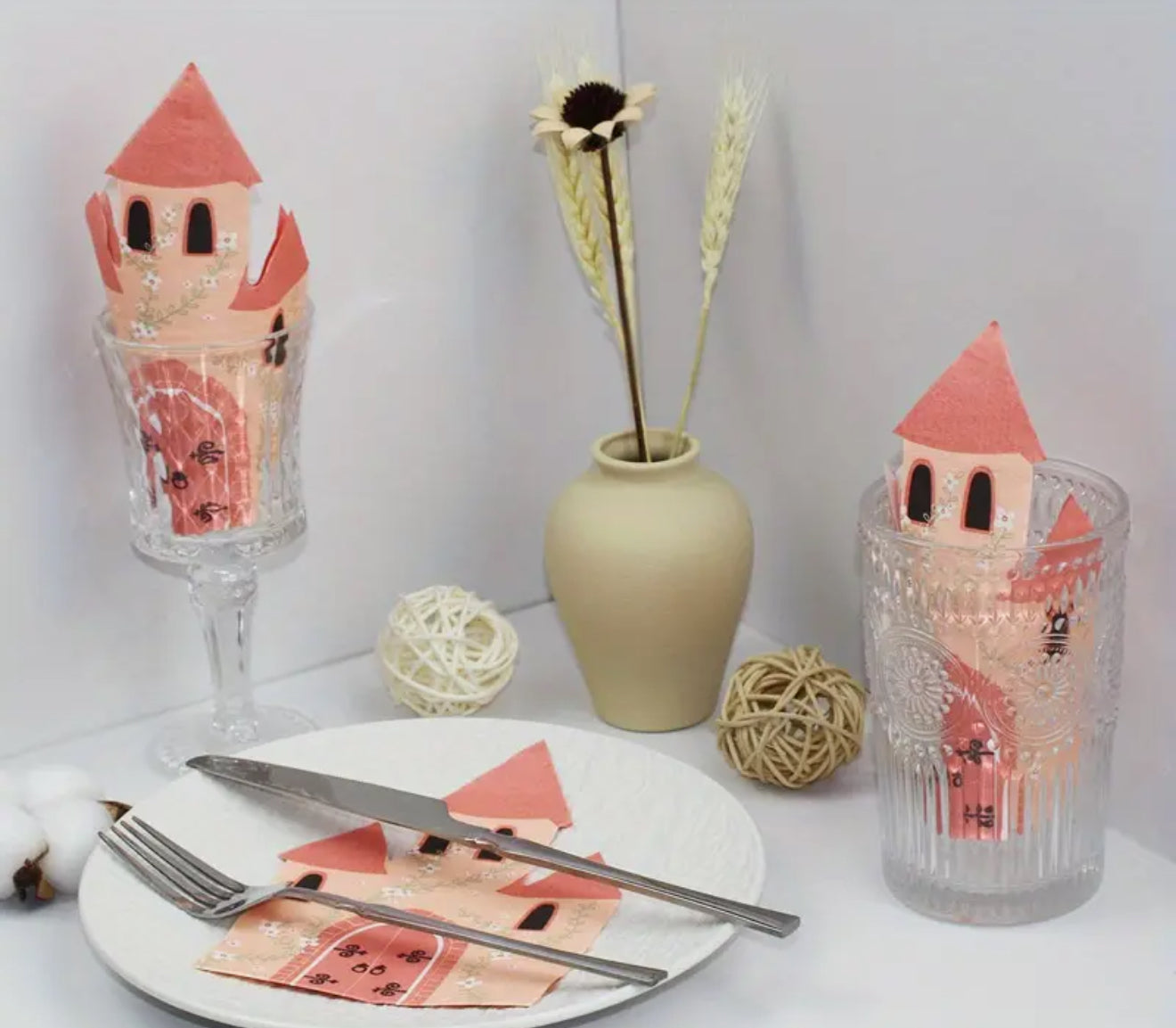 Princess Castle Paper Napkins Pack of 20