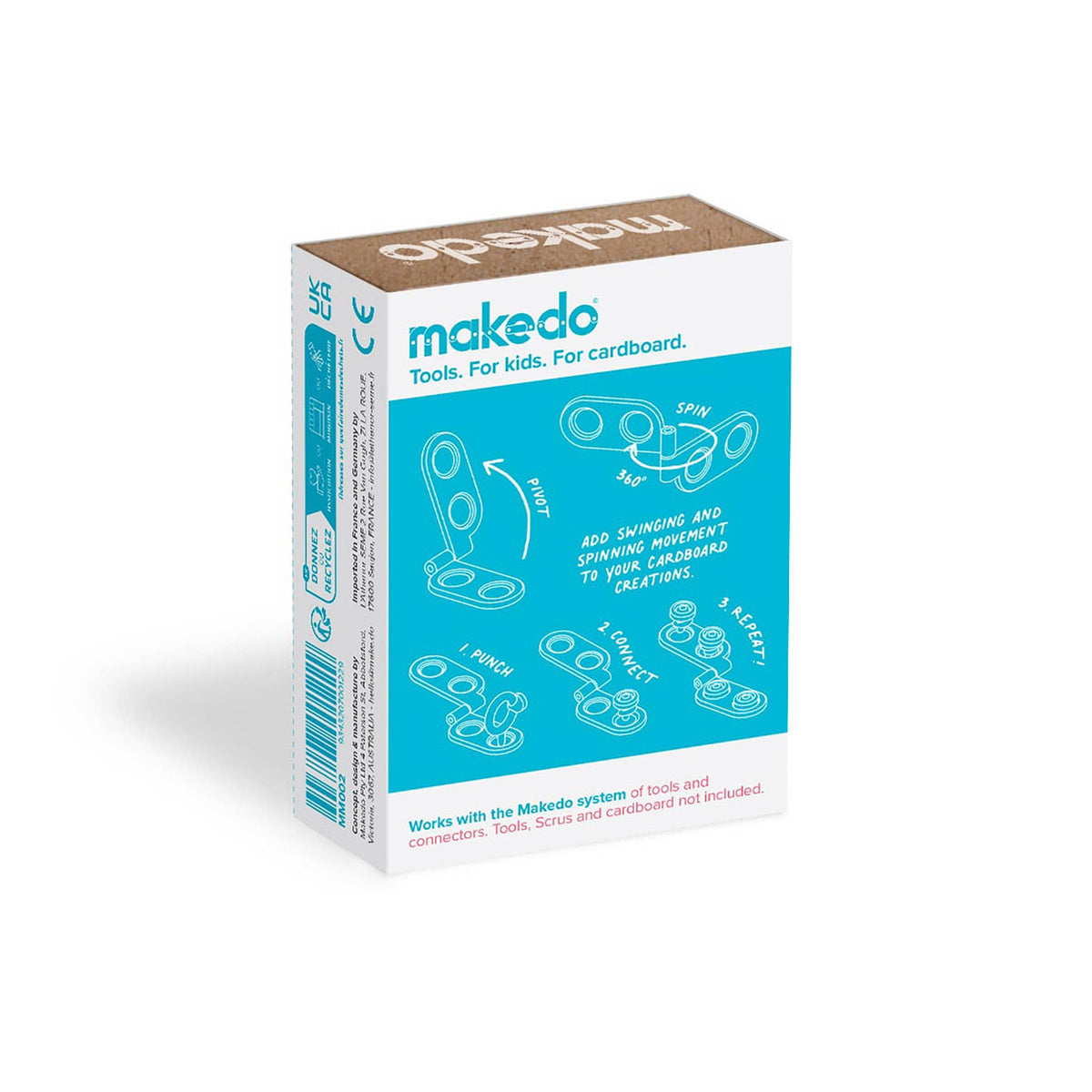 Makedo Australia - Spin-Hinge | Makedo Cardboard Construction Tool