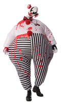 Evil Clown Inflatable Costume, Adult