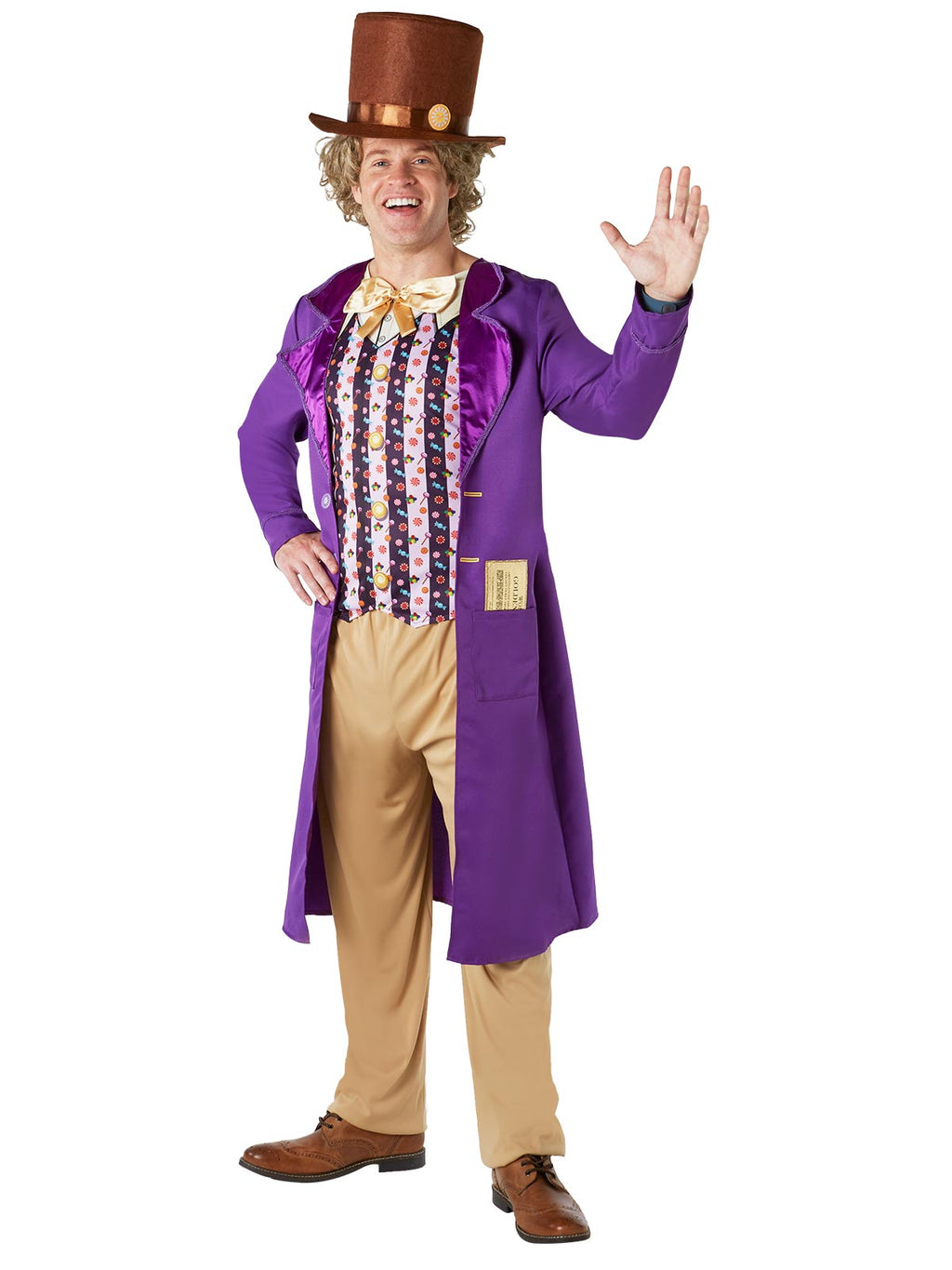 Willy Wonka Deluxe Costume, Adult