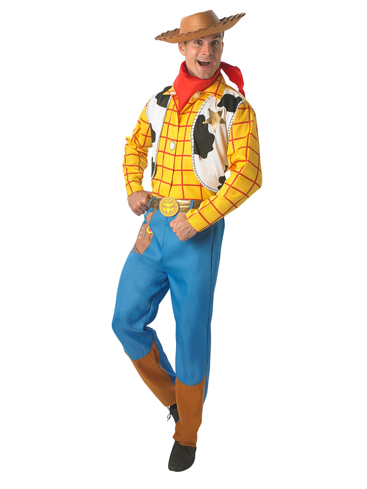 Woody Deluxe Toy Story Costume, Adult