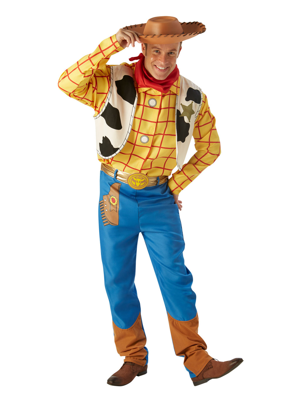 Woody Deluxe Toy Story Costume, Adult