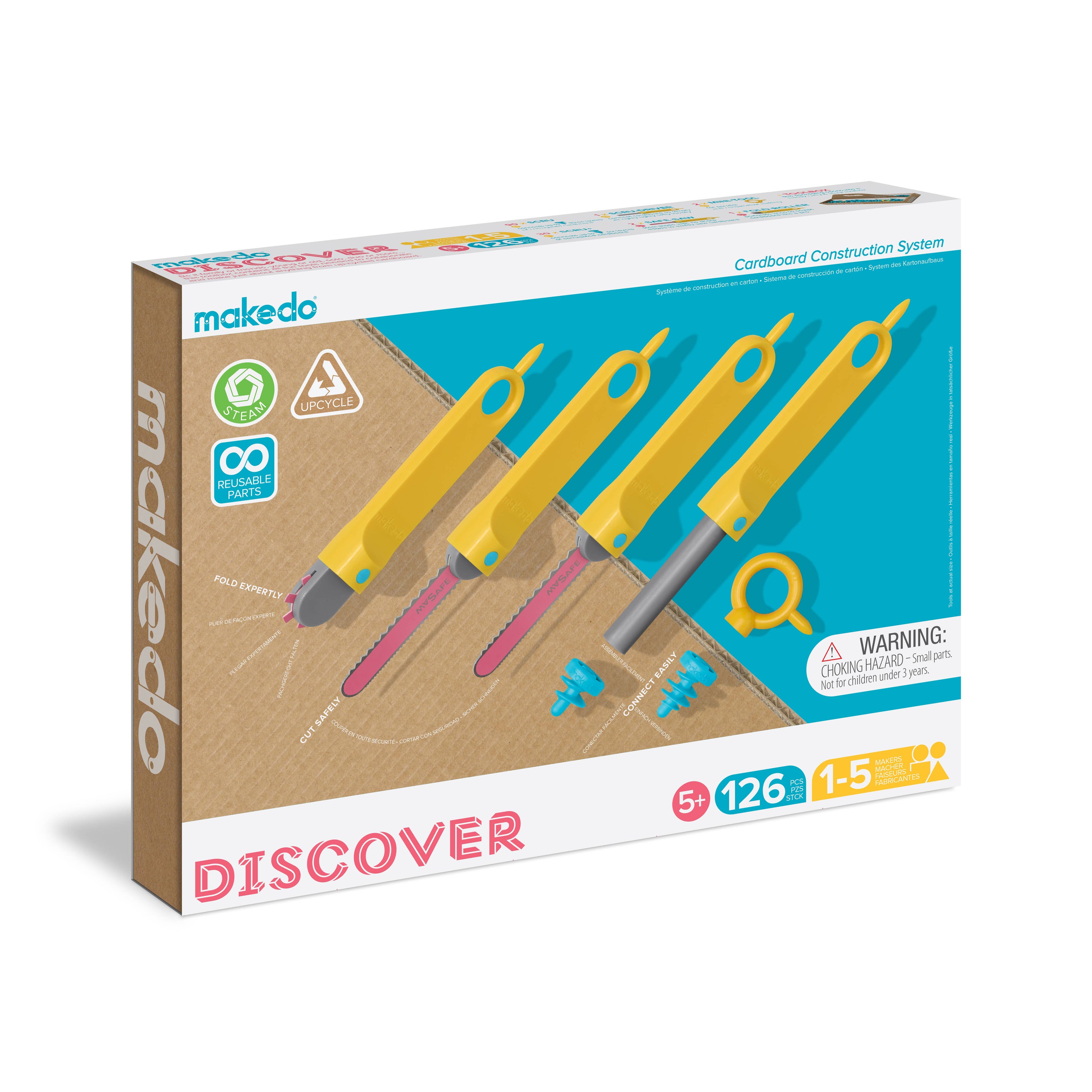 Makedo Australia - DISCOVER | Makedo Cardboard Construction Toolkit 1-5 Makers