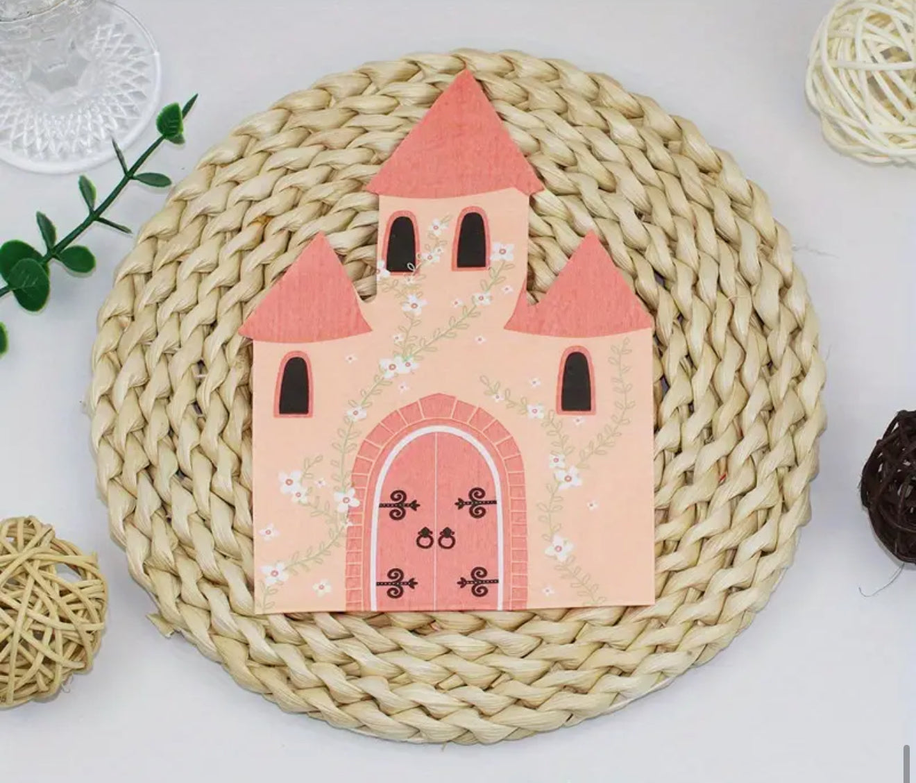 Princess Castle Paper Napkins Pack of 20