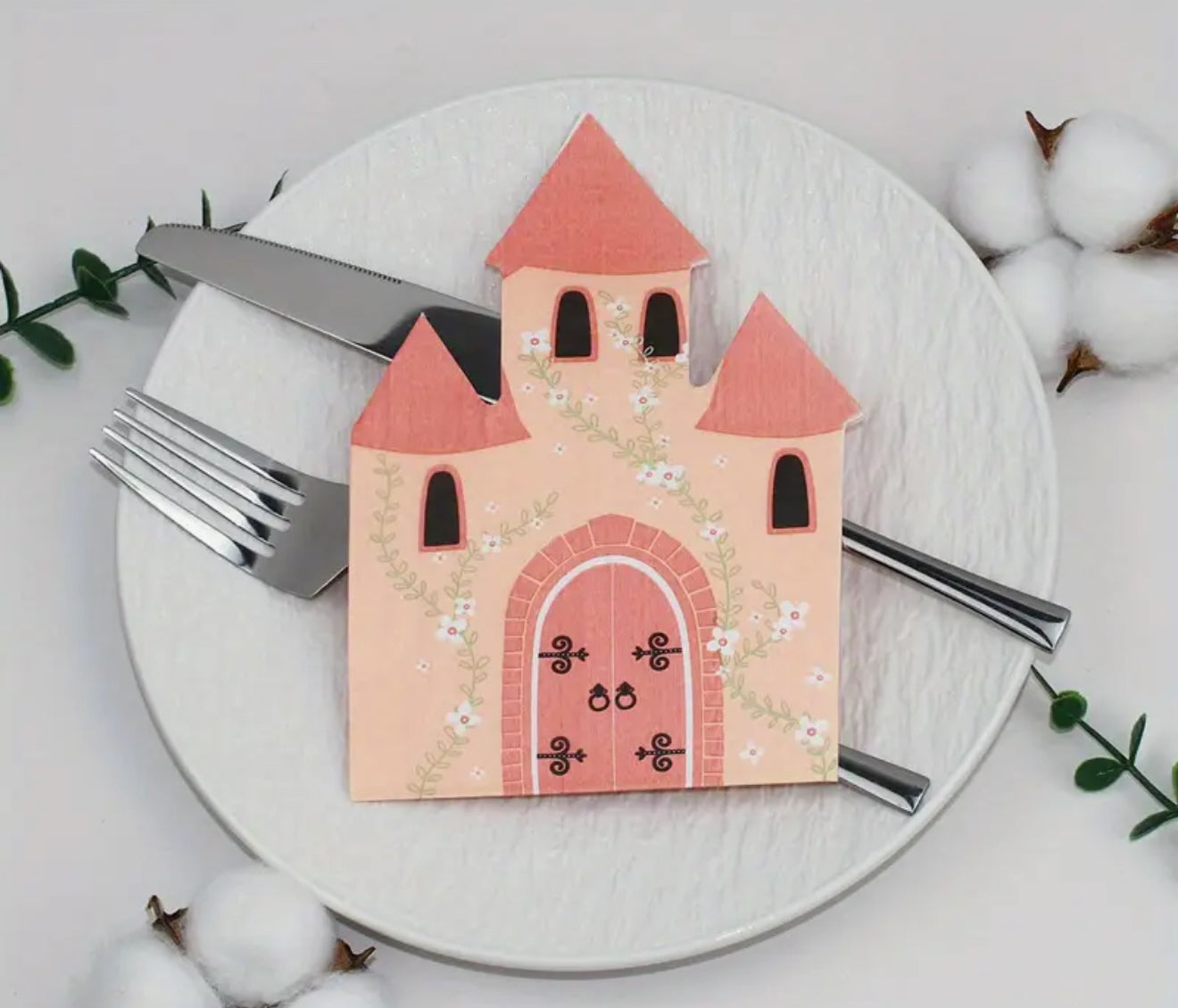 Princess Castle Paper Napkins Pack of 20