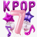 K-Pop Party Balloon Bouquet Number 7