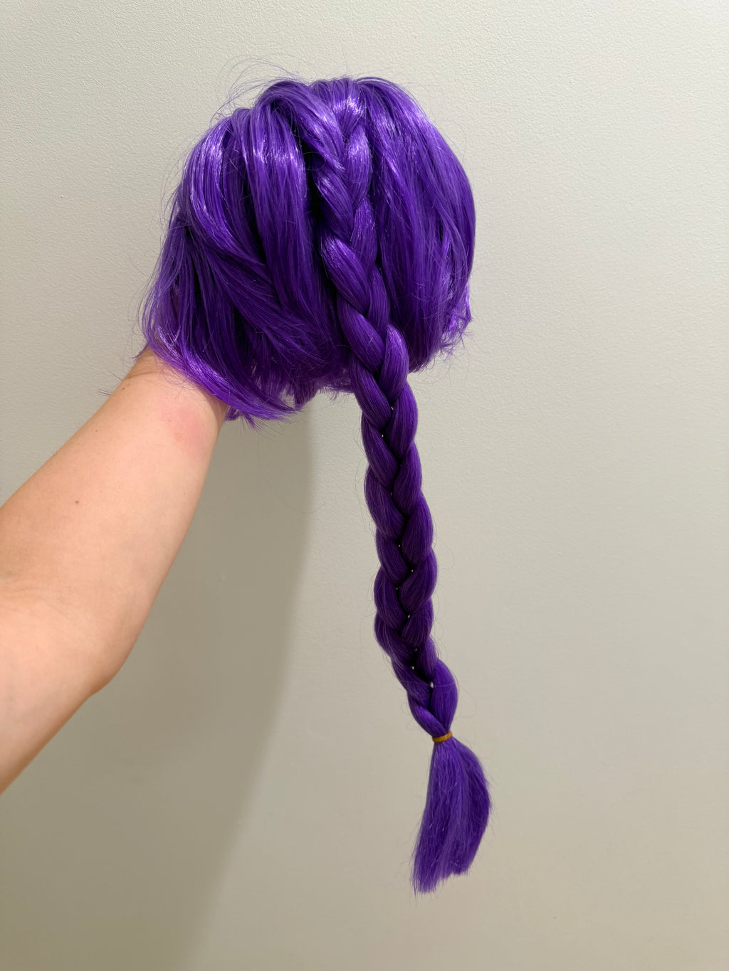 Rumi Purple Wig with Braid for Kids