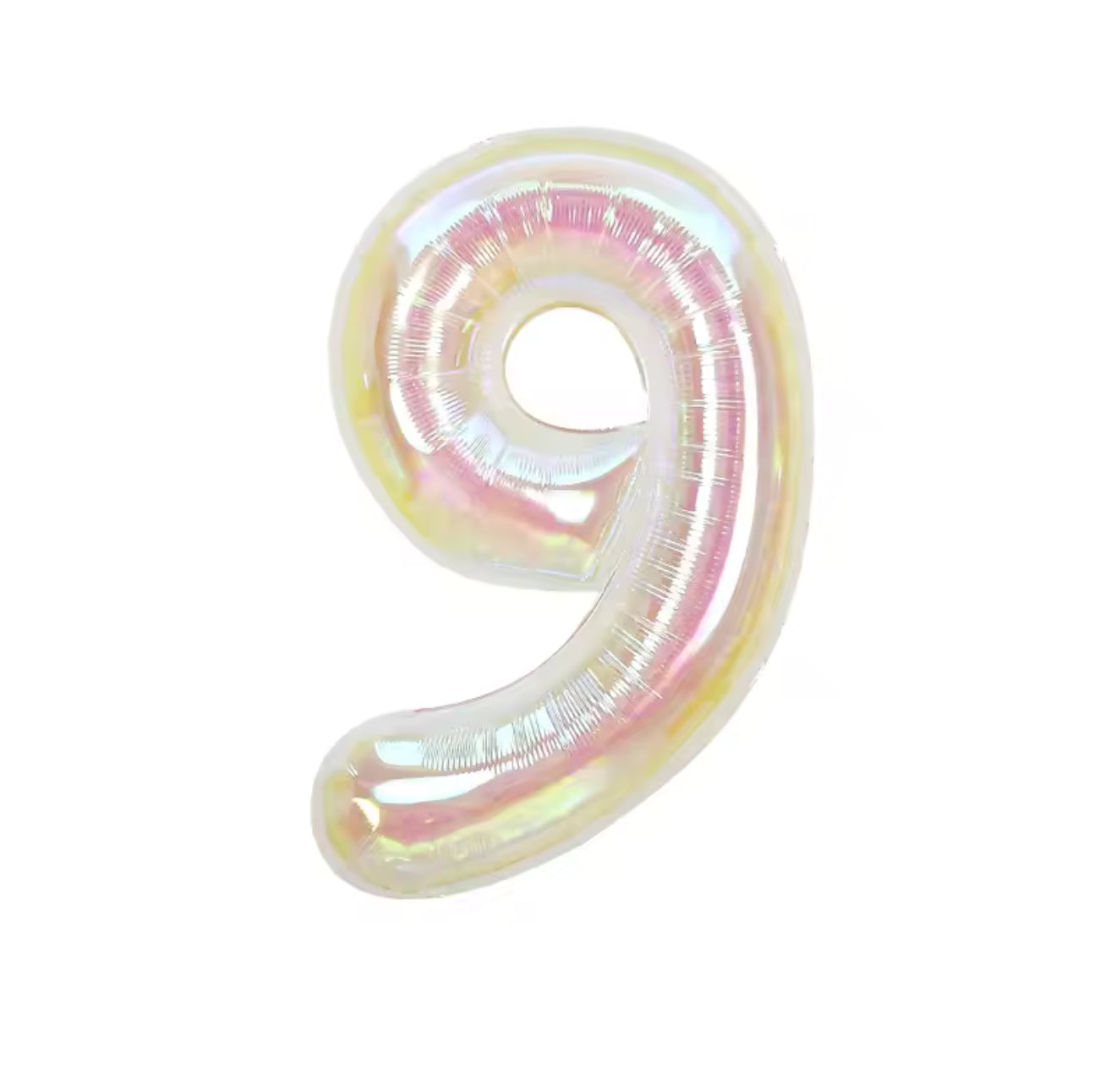 Extra Large Iridescent Foil Number Balloons 40inch (101.6cm)