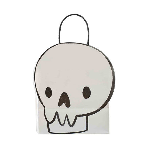 Boo Crew Skull Halloween Paper Party Bags FSC 6 Pack by Ginger Ray
