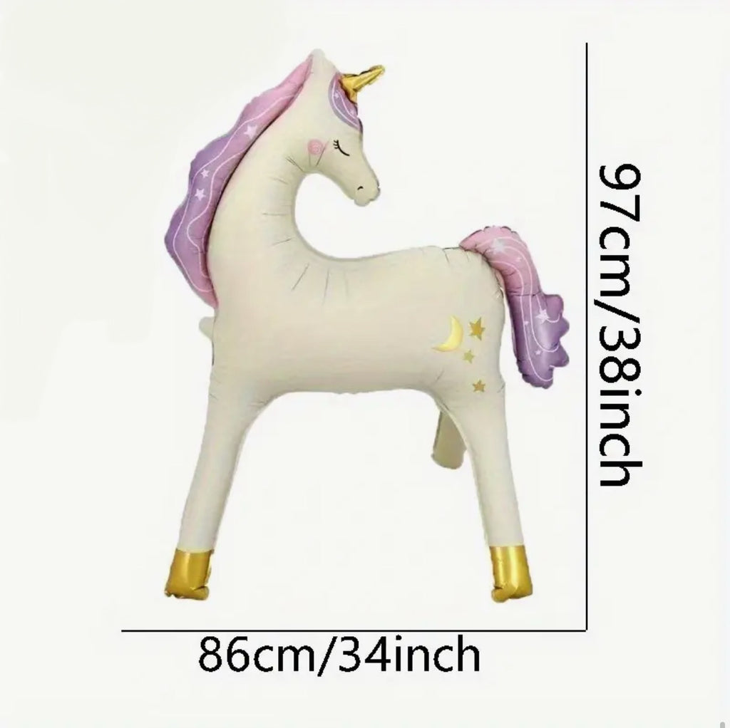 Freestanding Unicorn Foil Balloon
