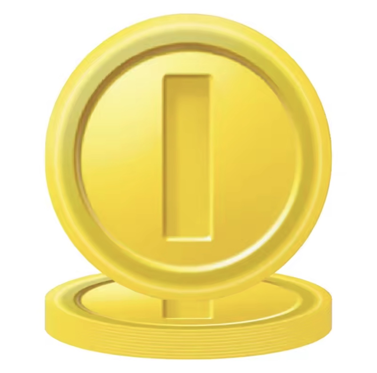 10 Super Mario Gold Coin Party Plates