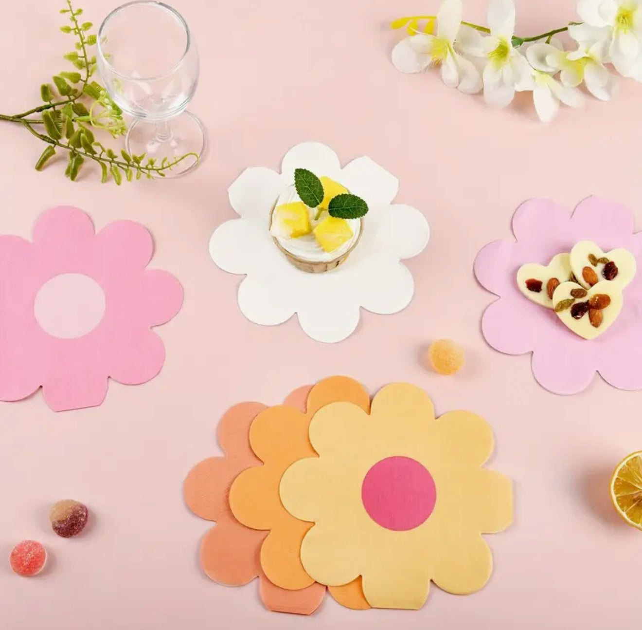 Flower Paper Napkins
