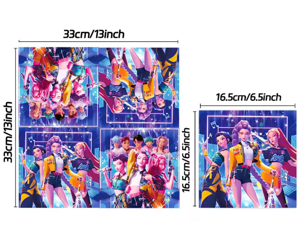 20 K-Pop Demon Hunters Paper Napkins