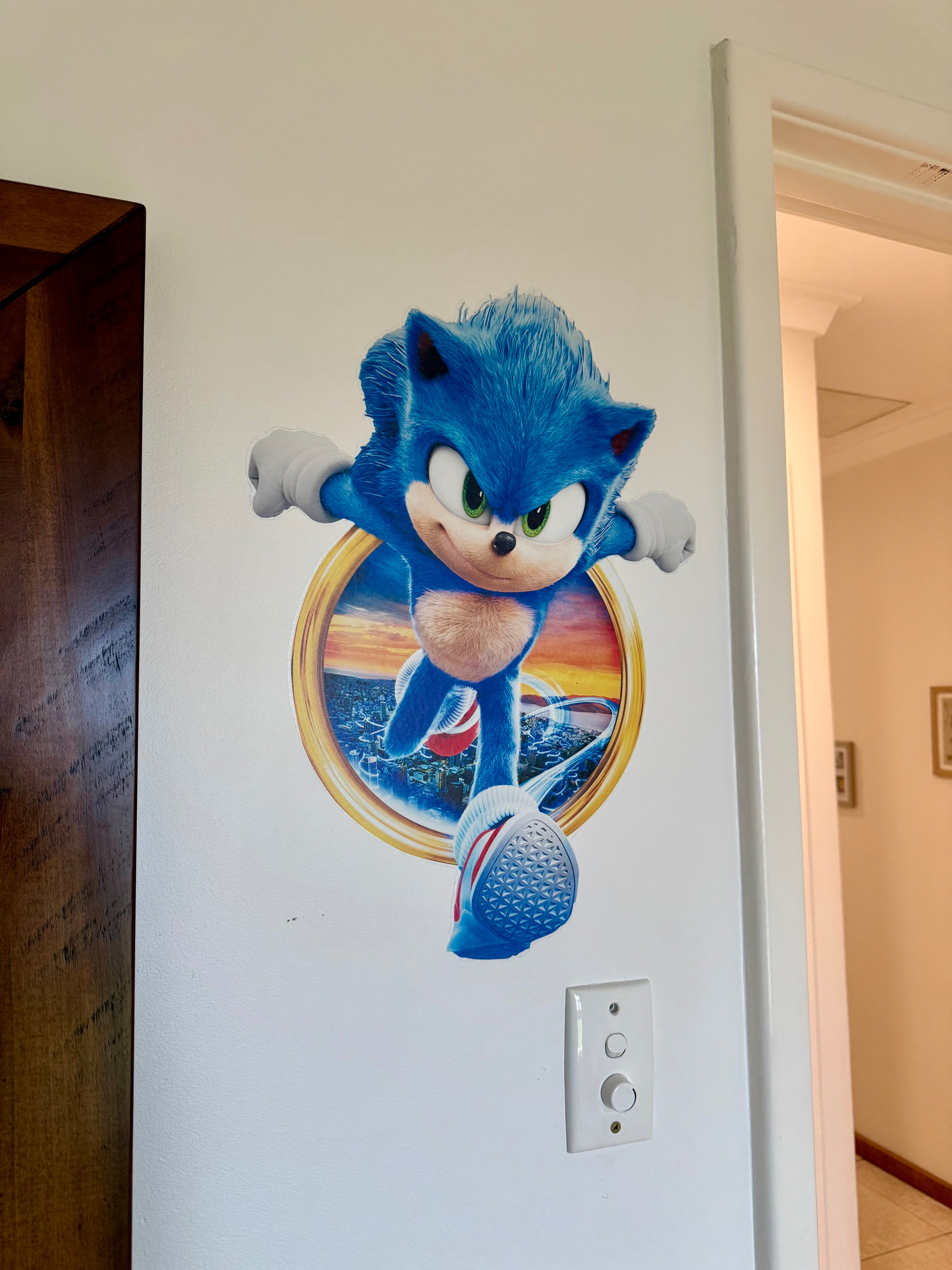 Sonic the Hedgehog Wall Decal