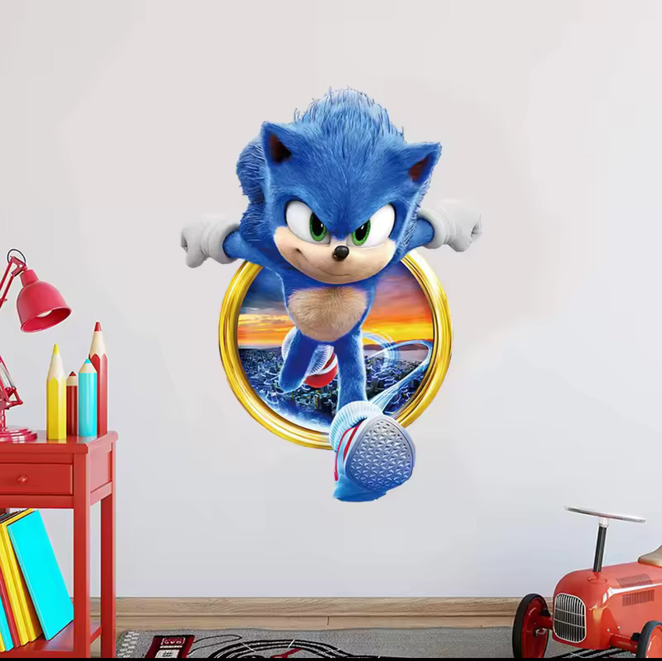 Sonic the Hedgehog Wall Decal