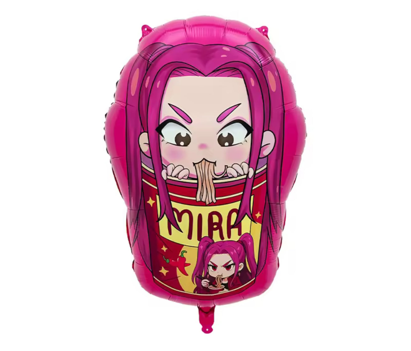 Mira Noodle K-Pop Demon Hunters Foil Balloon
