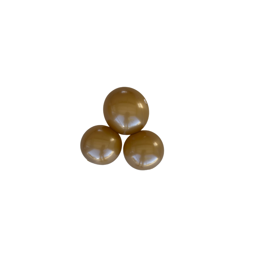 Evergarland 3-balloon cluster reusable balloon garland in gold, elegant reusable party decoration, sustainable event decor