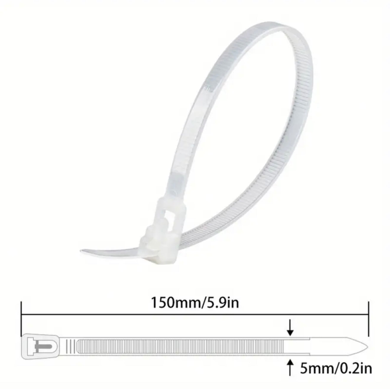 Reusable zip ties Australia, resealable cable ties