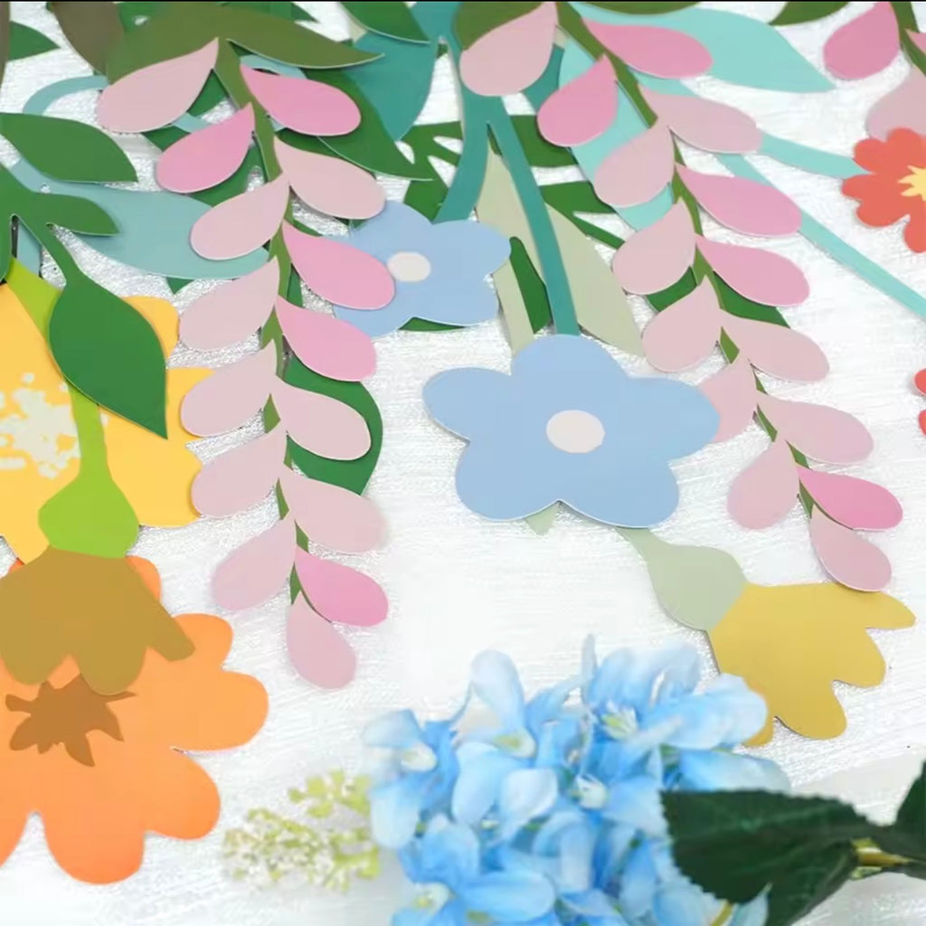 Wildflower Wishes Hanging Paper Flower Banner