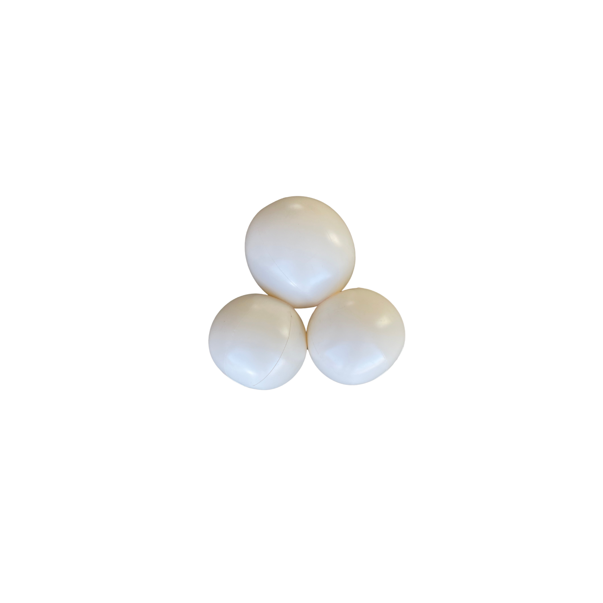 Evergarland 3-balloon cluster reusable balloon garland in ivory, elegant reusable party decoration, sustainable event decor