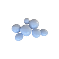 Evergarland 7-balloon cluster reusable balloon garland in pastel blue, eco-friendly party decoration, reusable balloon alternative