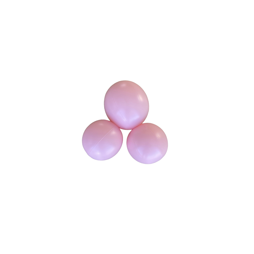 Evergarland 3-balloon cluster reusable balloon garland in pastel pink, reusable sustainable party decor, eco balloon alternative