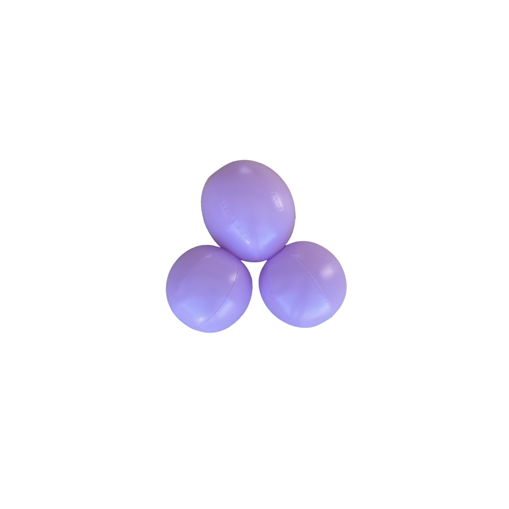 Evergarland 3-balloon cluster reusable balloon garland in pastel purple, eco-friendly birthday party decoration, sustainable balloon garland