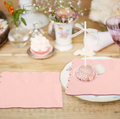 25 Mini Pink Scalloped Napkins by Evergarland
