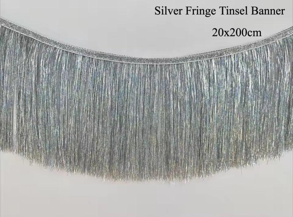 Tinsel Fringe Garland 2m