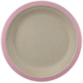 Pink sugarcane lunch plates, disposable plates Brisbane, compostable plates Melbourne, eco party plates Sydney, 