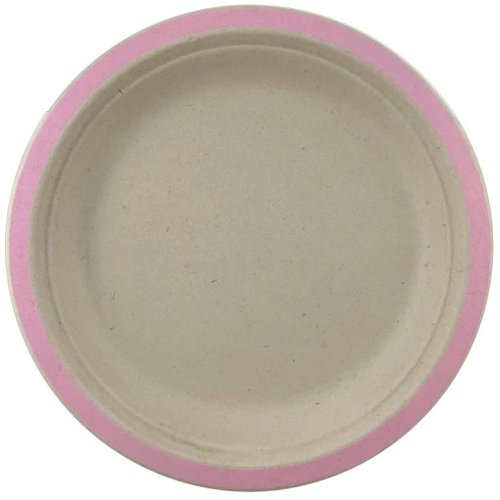 Pink sugarcane lunch plates, disposable plates Brisbane, compostable plates Melbourne, eco party plates Sydney, 